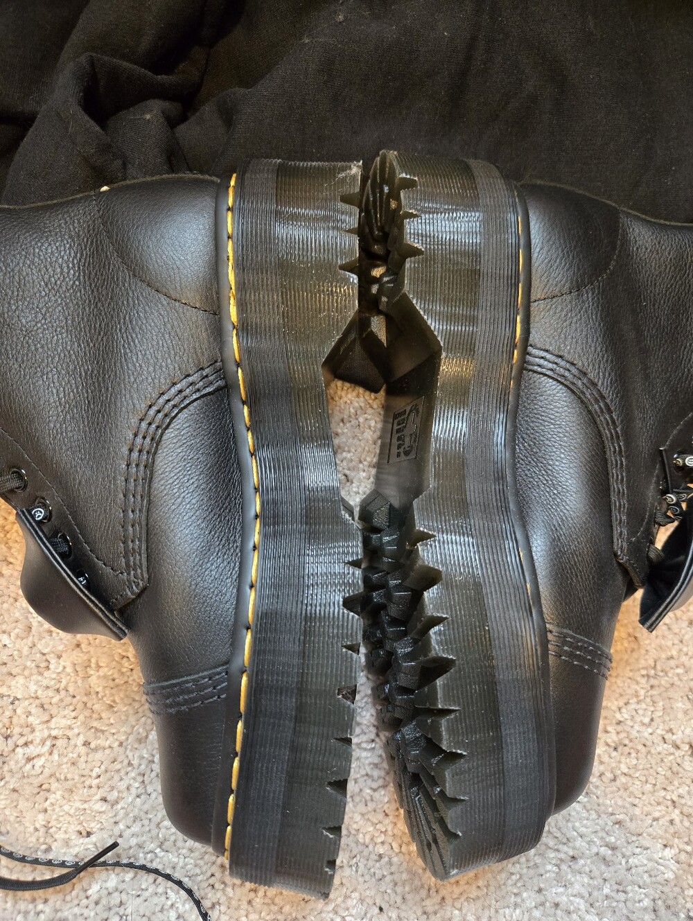NEW!! Dr Martens Sinclair LAZY OAF HAPPY SAD Platform Boots. Size 8 MAKE OFFER! - Picture 7 of 11